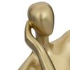 Decorative Figurine Of A Golden Woman 25 Cm Gold Woman