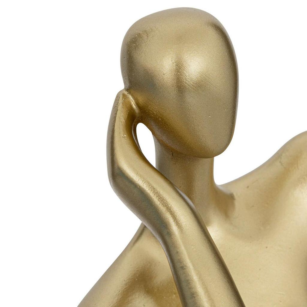 Decorative Figurine Of A Golden Woman 25 Cm Gold Woman