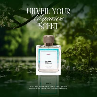 Erkekler için Aqua EDP Parfüm Spreyi | Aromatik Taze Baharatlı Notalar | Güçlü ve Uzun Süre Kalıcı Koku | Onun için Lüks Hediye