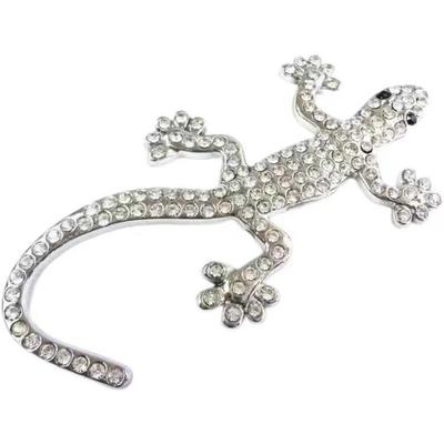 3D massief metalen gekko auto sticker creatieve carrosserie sticker krasbeschermer sticker aangepast achterembleem voor auto's