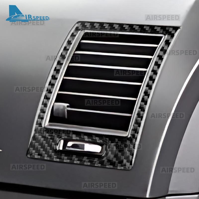 For Scion tC 2005 2006 2007 2008 2009 2010 Real Soft Carbon Fiber LHD RHD Car Interior Trim Side Air Outlets of Center Console