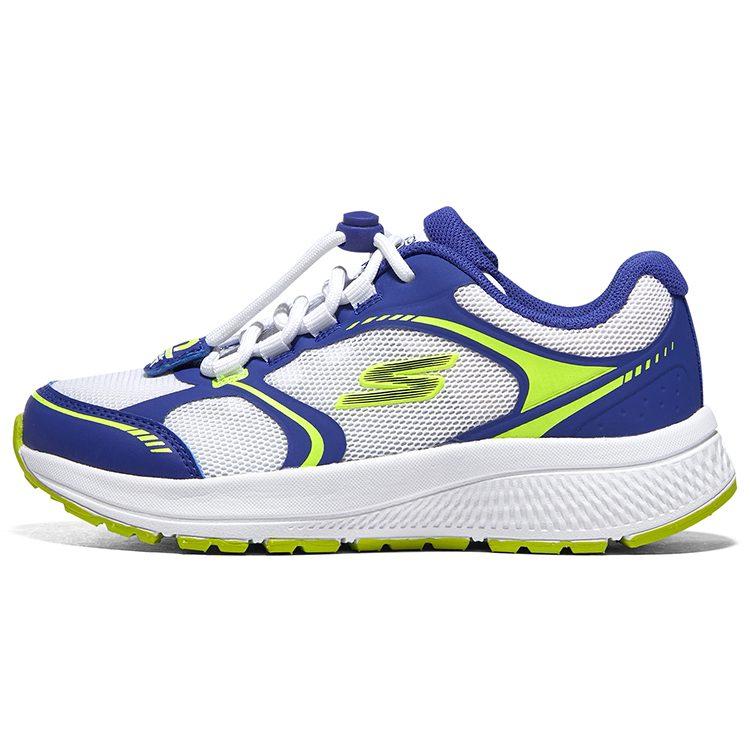 Skechers Go Run Consistent Low Top Kids' Running Shoes Blue White Teenagers 405241L-BLW