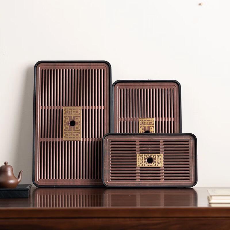 Melamine Desktop Drainage Tea Tray