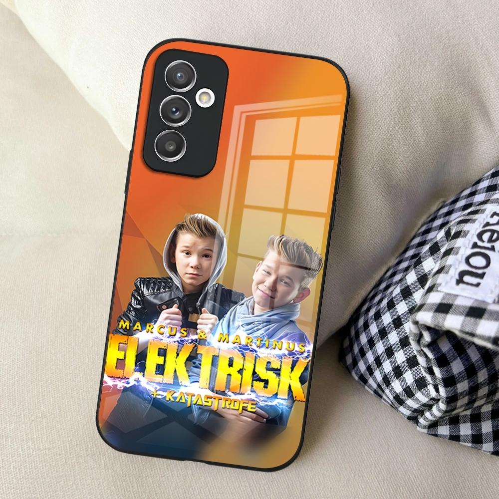 M-Marcus And Martinus Music Phone Case For Samsung S24 Ultra S23 S22 S20 Fe S21 Plus Galaxy A54 A34 A24 A53 Glass Cover