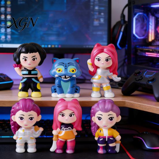 Langsam Rückprallender Knetball Anime Langsam Aufgehende Figur Weiches Fidget mit Niedlichem Beruhigendem Schreibtisch Charakter Design Tragbares Stressabbau Dekompressions Gadget