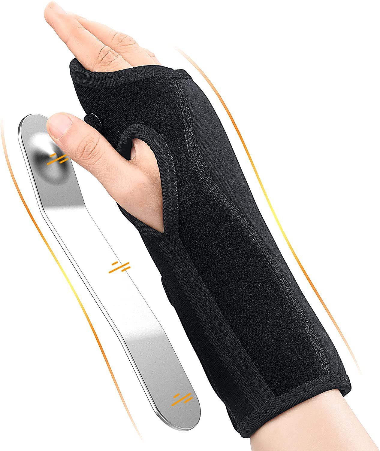 

Adjustable Wrist Fitted Stabilizer Splint Carpal Tunnel Hand Compression Support Wrap for Wrist Injuries Pain Relief