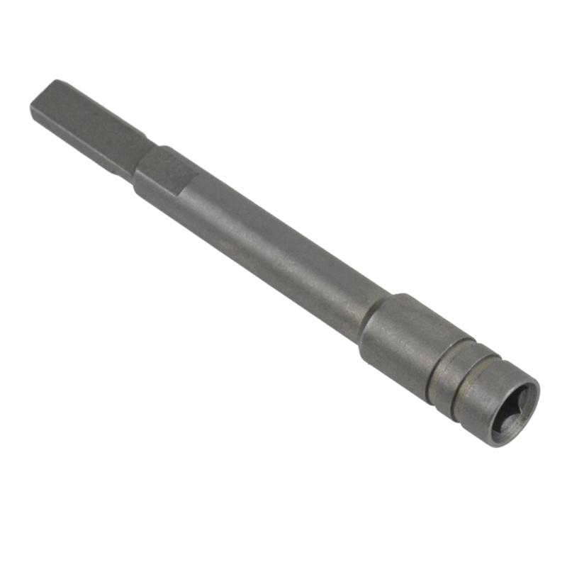 2Pcs Magnetic Extension Rods Round Flat Adapter 83mm Steel Tool for Mechanics and Projects
