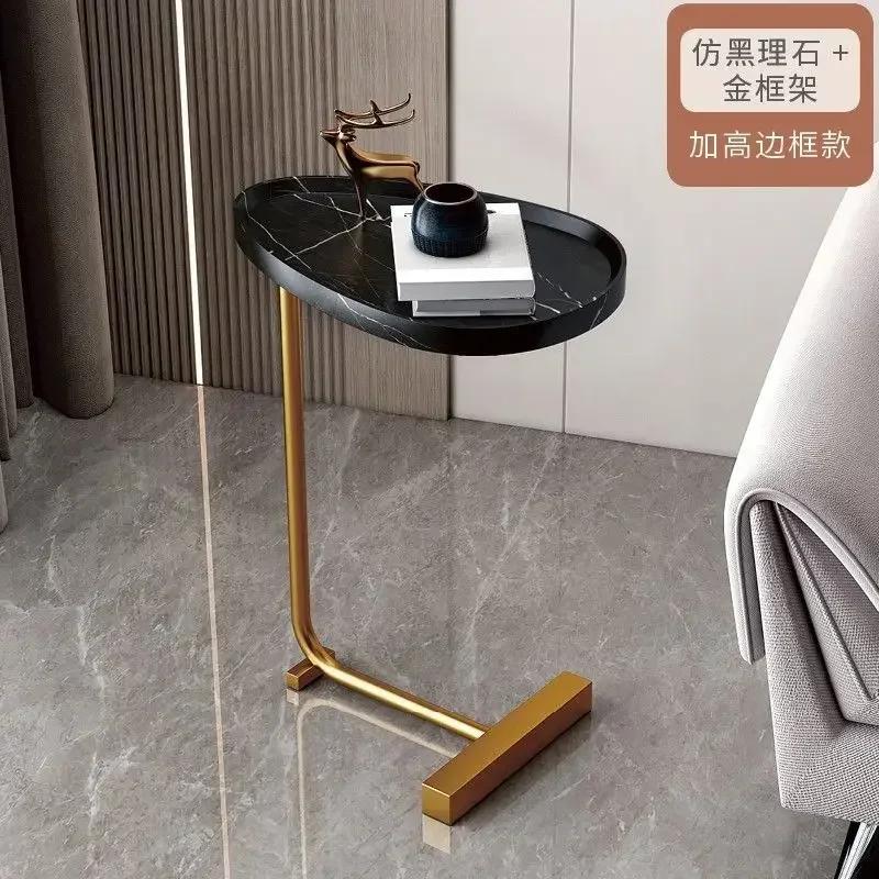 Nordic Side Table Modern Living Room Home Sofa Side Table Hotel Homestay Bedside Side Table Iron Assemble Furniture For Office