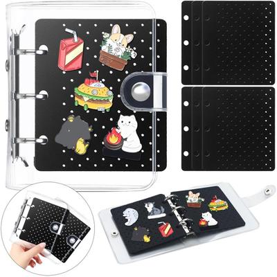 Livre Broche Feutre Portable Pliable Porte-Bijoux Portable Multifonctionnel Porte-Bagues Porte-Broches Livre Pour Bagues Colliers Bracelets