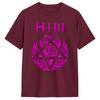 Unisexs TShirt Love Metal Band HIM Heartagram Vintage Cotton Tee Shirt Short Sleeve T Shirts Crewneck Clothing Plus Size