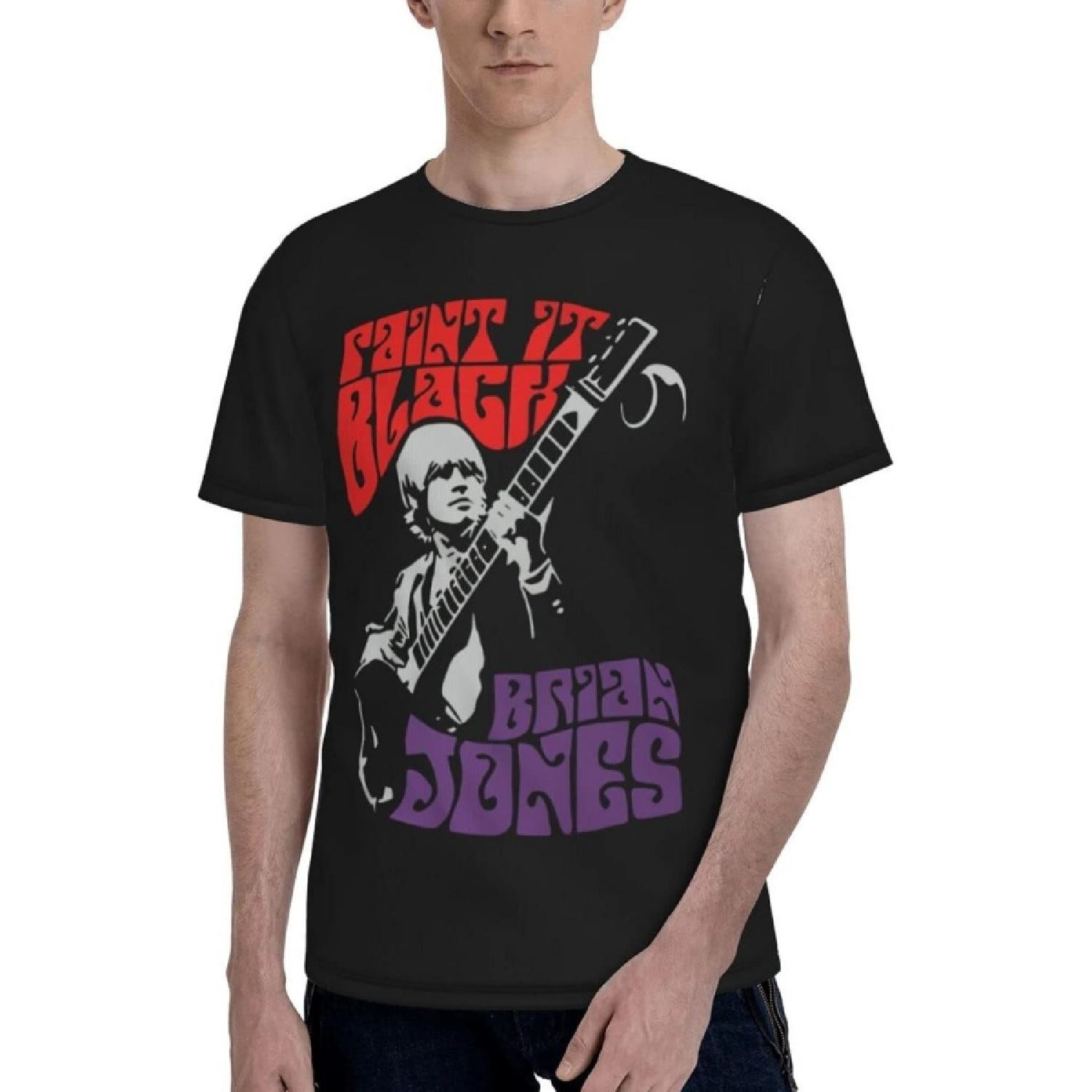 Brian Jones T Shirt Man s Summer Tee Casual Short Sleeve 3D Print T-Shirts S