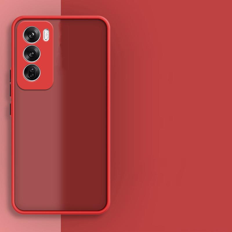 For OPPO Reno 12 Pro Case Silicone TPU Matte Cover Reno 12 Pro Case Reno 12 Pro Case Phone Protector Transparent Back Capa