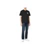 Calvin Klein Logo Patch Crew Neck Loose Fit T-Shirt Men Tops Black 4RB848G-UB1