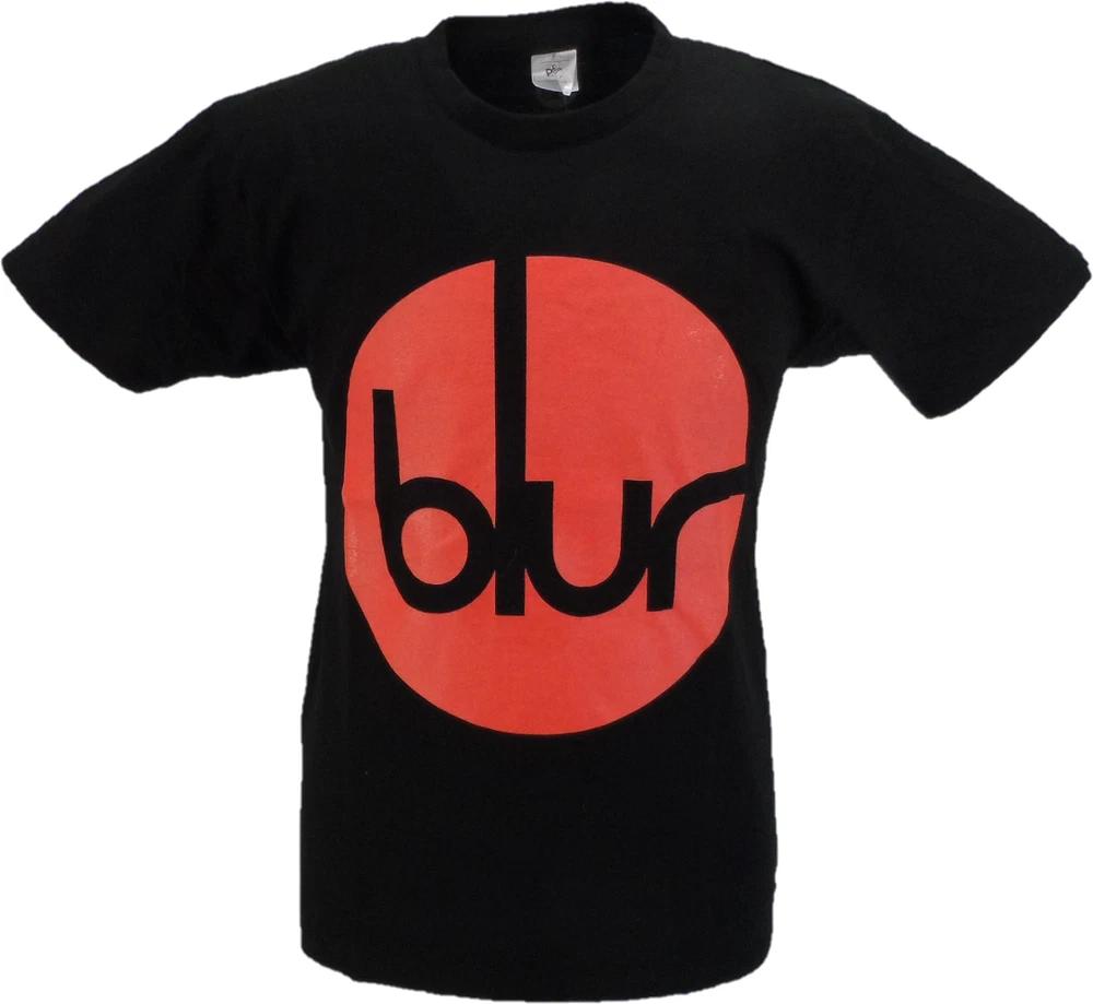 Unisexs Black Official Blur Circle Logo T Shirt S