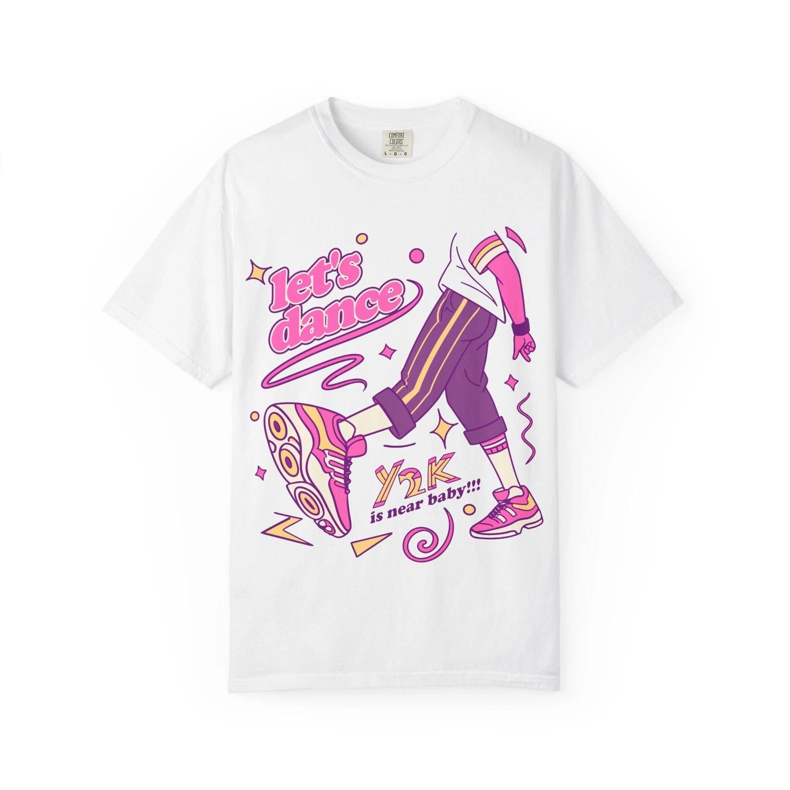 Retro Dance Graphic T-Shirt, Let s Dance Tee, Unisex Shirt, Fun Workout [...] S