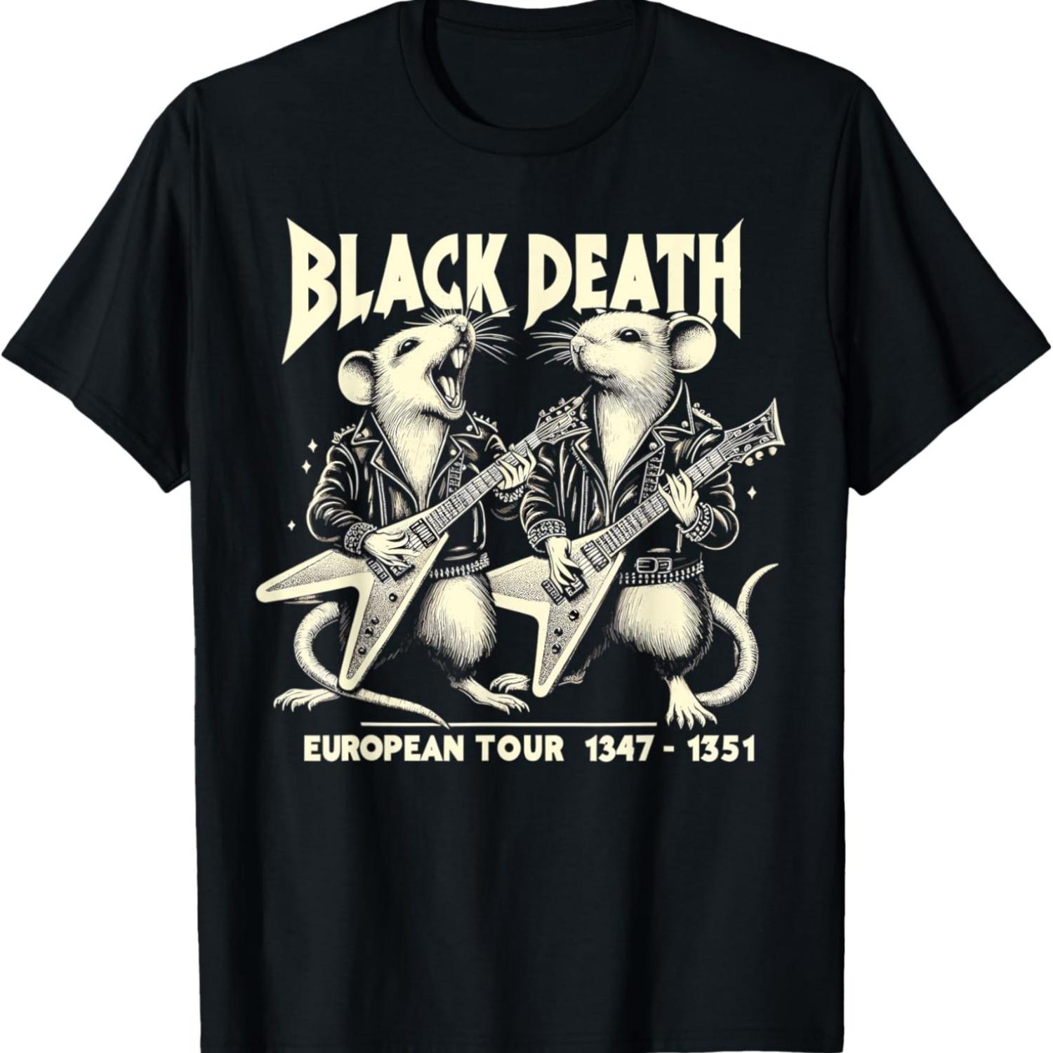 

Чёрная Смерть Европейский Тур, Рен Фэйр Средневековая История Готическая Футболка XXXXXL чёрный
