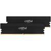 CRUCIAL Pro OC 64GB Kit (2x32GB) DDR5-6000 UDIMM CL40 Black