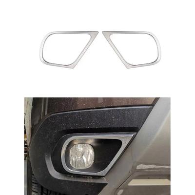 Autozubehör Edelstahl Chrom Front Schwanz Nebelscheinwerfer Lampenabdeckung für Renault Dacia Duster 2018-