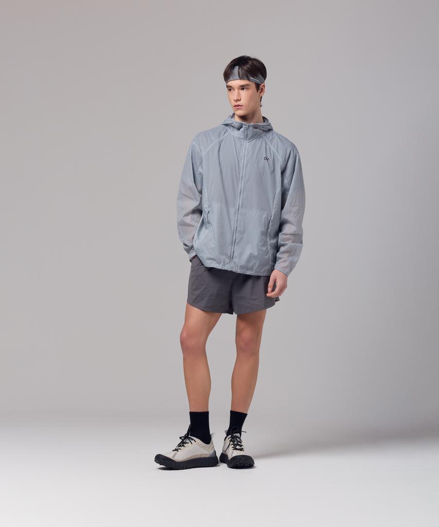 Outdoor Voices Lightweight Packable Windbreaker (Gray)