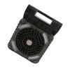 Solar Fan 5200MAH Type C Charging 4 Speed   Brushless Motor 4.5mCelsiuss Low Noise LED Timer Solar Camping Fan for Fishing Outdoor Activities