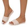 Fashion New Summer Fashion Fried Dough Twists Texture Low Heel Sandals Comfortable Outdoor Beach Shoes Women's Slippers