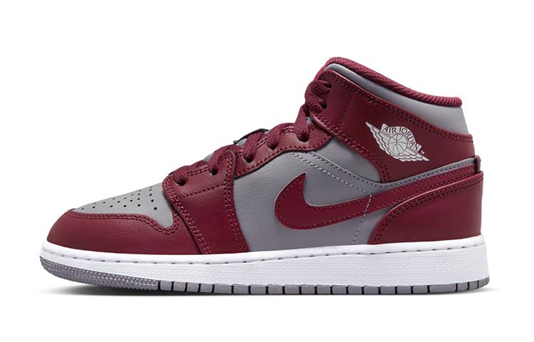 

Jordan 1 Mid Cherrywood Red GS DQ8423-615 36