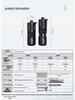 3W Mini Magnetic LED Flashlight, Portable & Zoomable, Outdoor Direct Charging - E16
