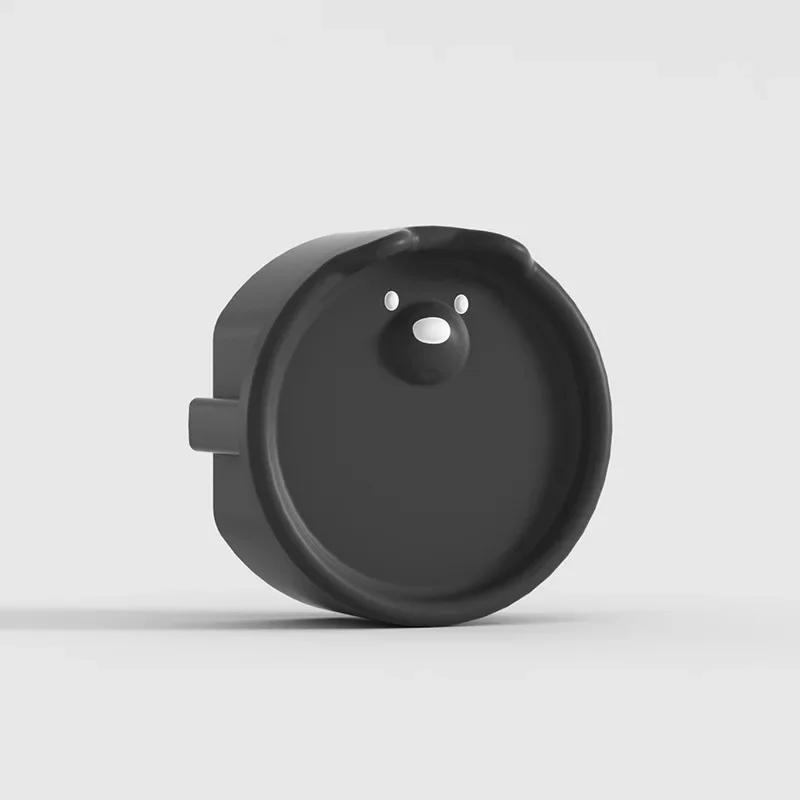 2 buc. Husă de protecție din silicon antișoc electric pentru bebeluși, standard european, ursuleț desen animat, instrumente de protecție sigură pentru priză