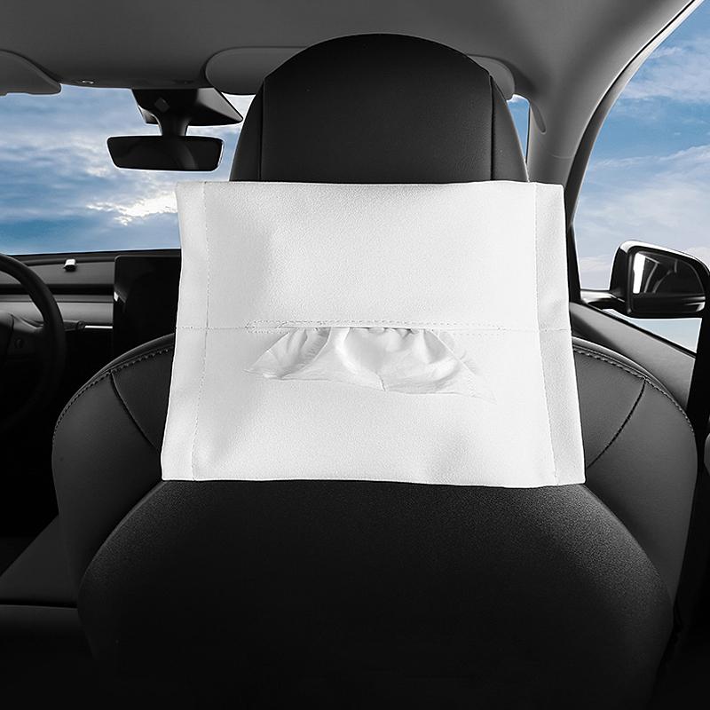 Držák na kapesníky do auta, pouzdro na ubrousky do středové konzole, loketní opěrky s pevným popruhem pro Tesla Model 3 XYS 2017-2019 2020 2024 2024