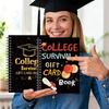 College Gift Card Book Graduation Gift Card Book College Survival Booklet Organizer School Birthday Care Package Cash Holder