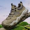 Men Shoes High Quality Cowhide Casual Shoe Outdoor Non-slip Hiking Shoes Lace-Up Platform Shoe Thick Sole Sneaker Zapatos Hombre