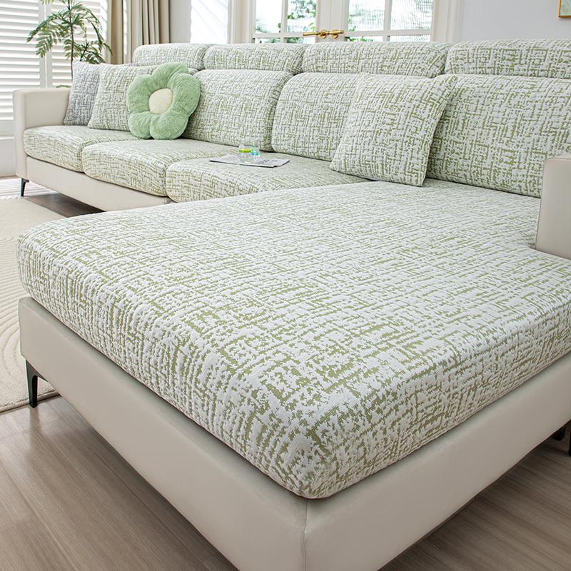 Jacquard Sofa Seat Cushion Cover Elastic Soft Sofa Covers For Living Room Furniture Protector Couch Cover Anti-Dust Removable