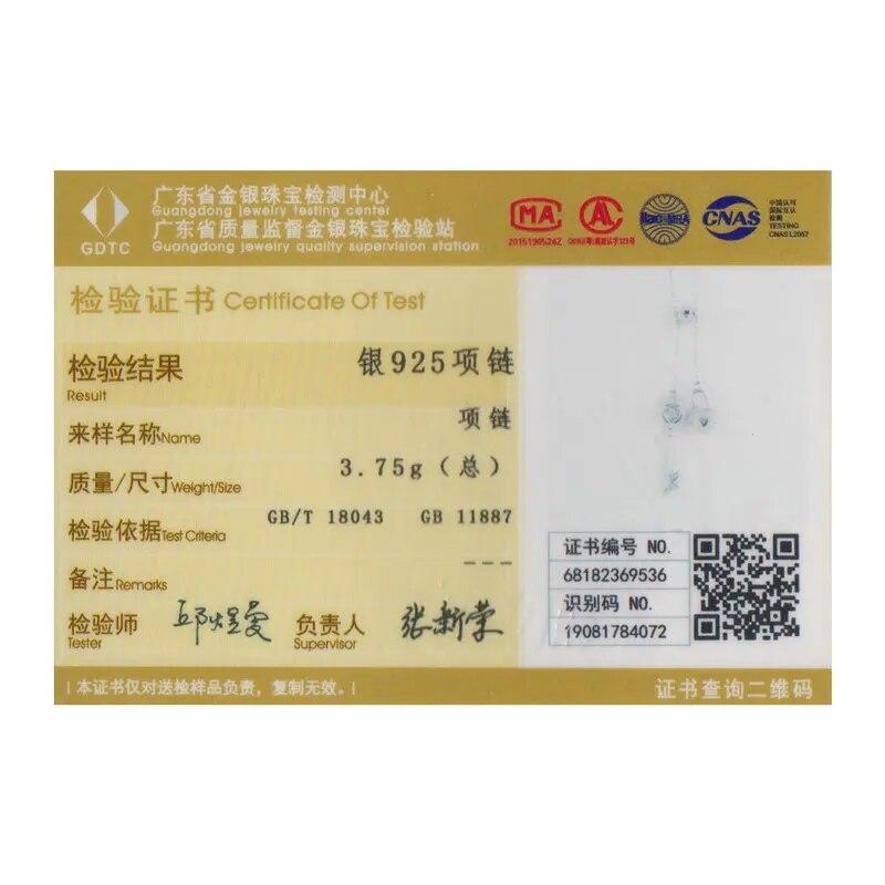 Romantic 925 Sterling Silver Key of Heart Lock Chain Pendant Necklaces for Women Sterling Silver Jewelry Collar