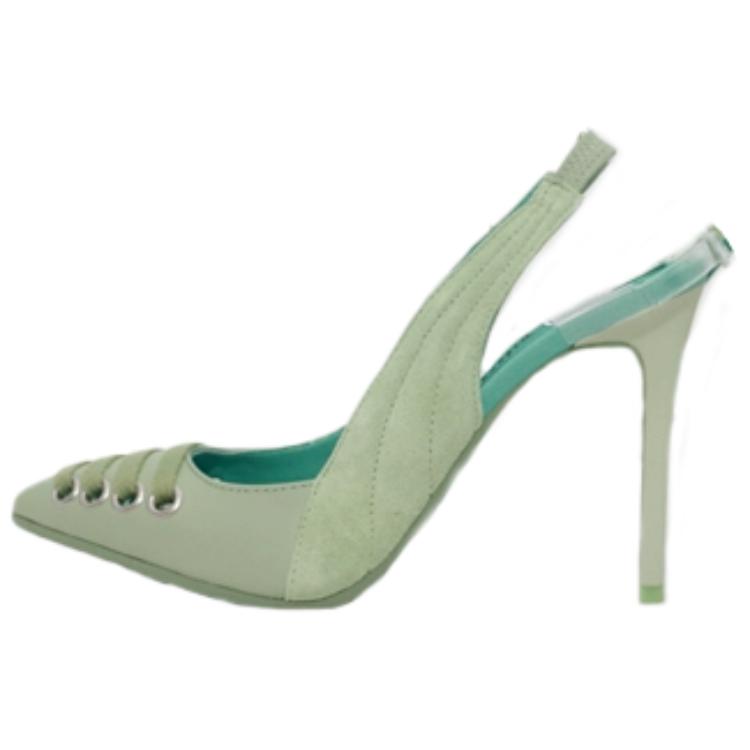 

Fenty Beauty Rihanna X Puma Туфли-слингбэки Удобные Универсальные Туфли-стилеты на высоком каблуке Женские каблуки Зеленые 364469-02 37