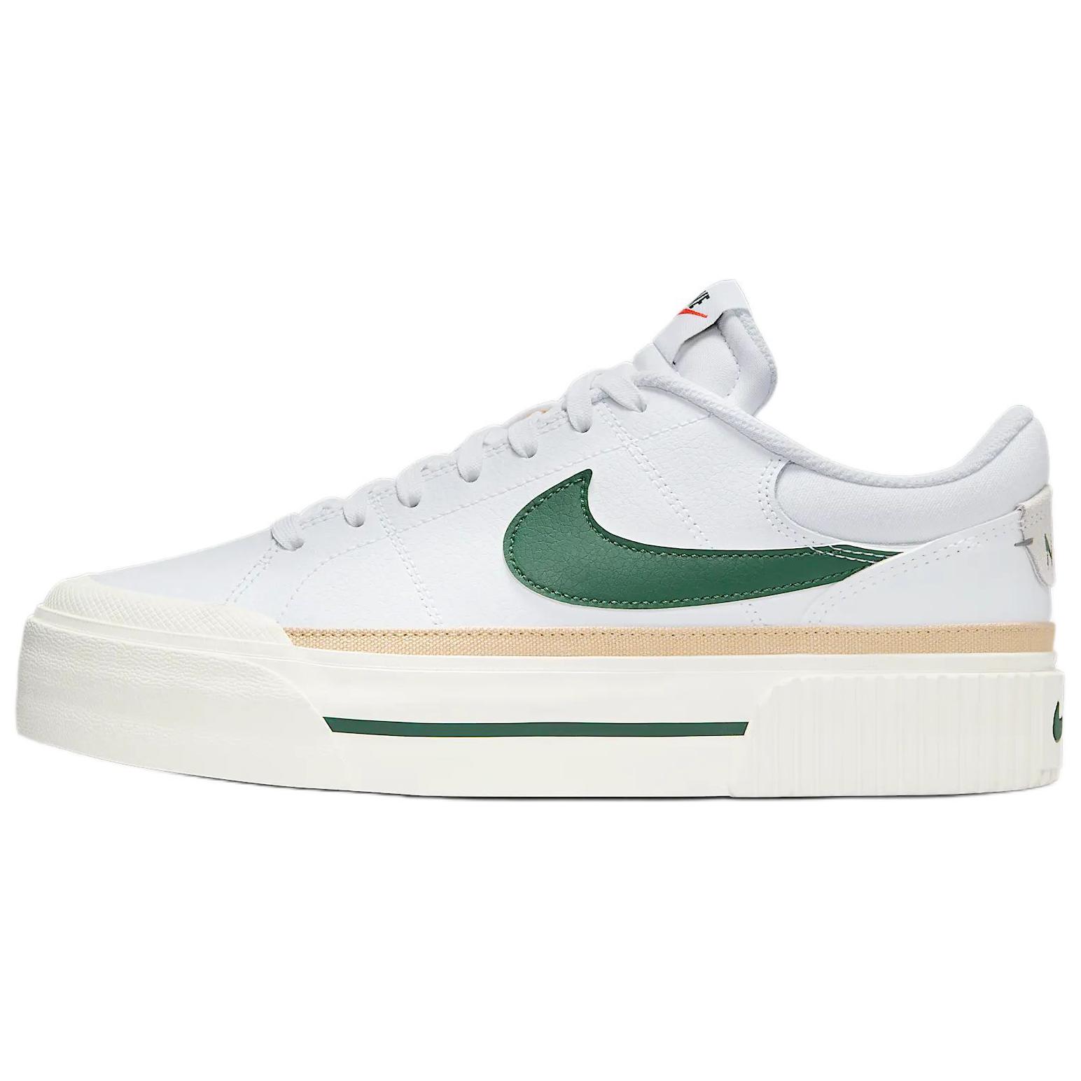 

Nike Court Legacy Lift White Sail Sesame Fir Women s Sneakers DM7590-107 38.5 белый