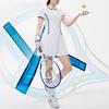 New FILA Athletics Short Sleeved Dress Women's Jade White A11W223303F-WT