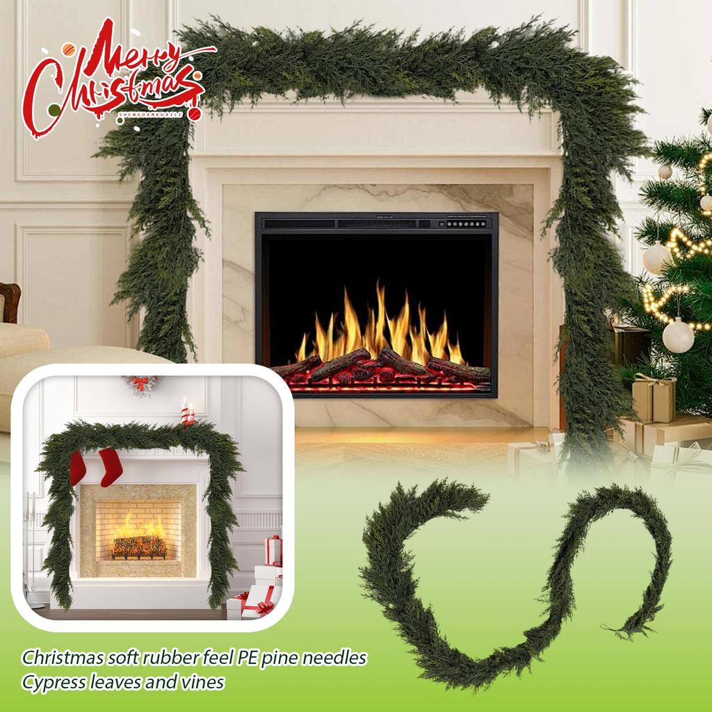 Artificial Simulation Needles And Rattan  Christmas Decoration Needles Home Decoration Photo Path5