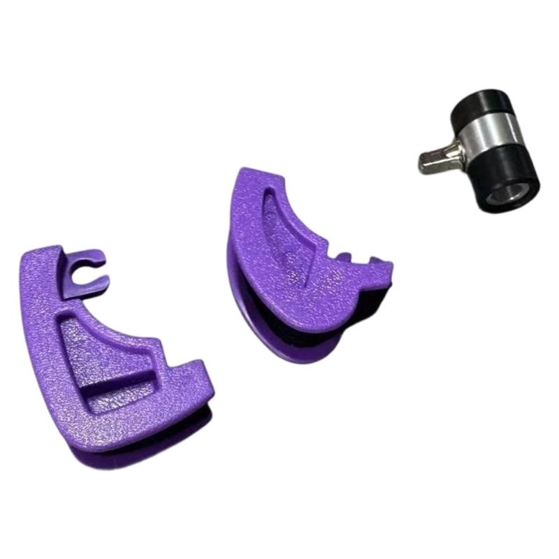 

3Pieces Multifunctional Drum Pedal Cams Accessory with Plastic Construction Musician Equipment Upgrades for Musicians виноградный