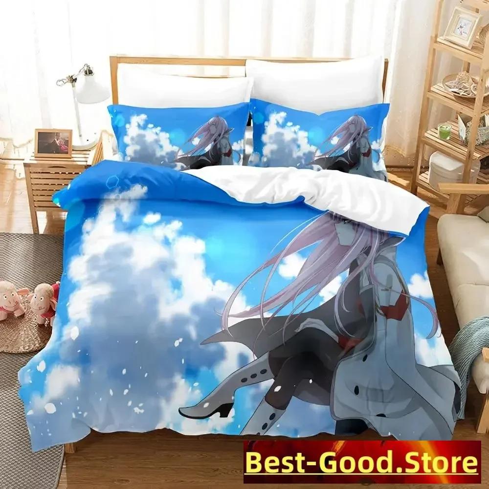 Kawaii  Bedding Set Single Twin Full Queen King Size Bed Set Aldult Kid Bedroom Duvetcover Sets Anime