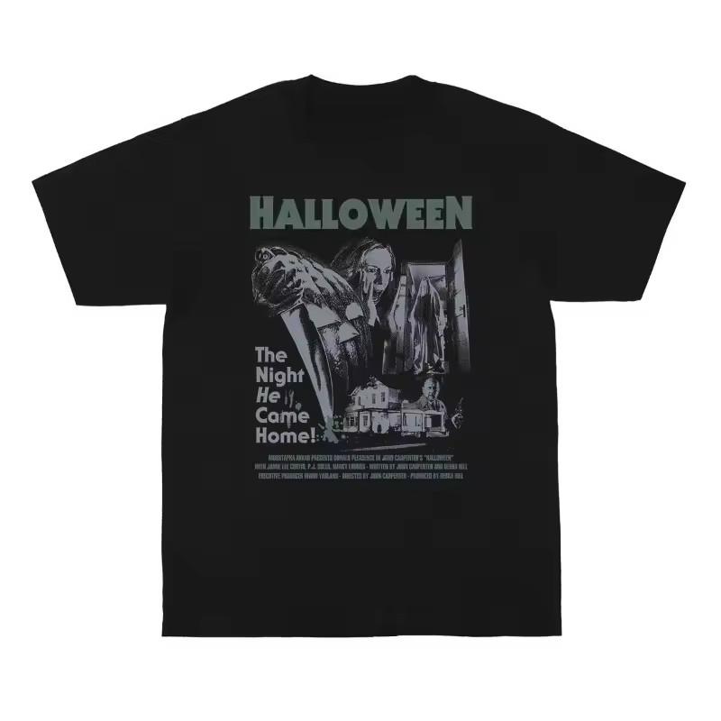 

Michael Myers Jason Voorhees Shirt 80s Horror Movie Vintage Graphic Tee S-5XL Unisex T-Shirt S