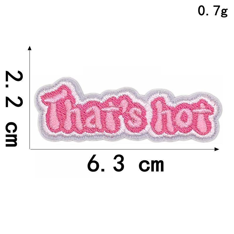 1 Set Embroidered Patches Iron On Cartoon Stickers DIY Garments Backpack Appliques Sewing Badge Patch