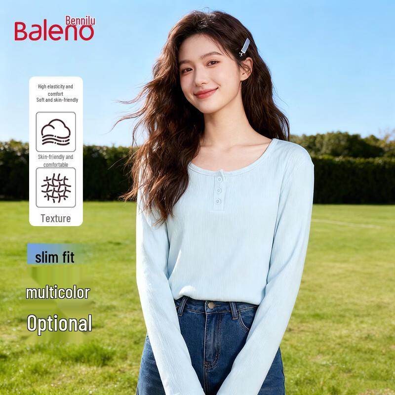 Baleno Women's Henley Long Sleeve T-Shirt