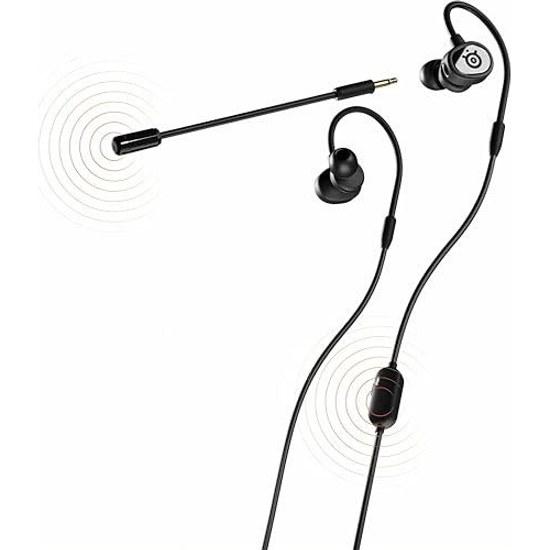 SteelSeries Tusq Gaming Earphones Detachable Microphone