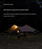 Retractable Solar String Lights for Outdoor Camping, Canopy Ambiance, Long Battery Life, Includes Measuring Tape