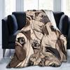 Dog Sherpa Cute Pug Dog Animal Theme Blankets Flannel Throw Blanket Lightweight Throw Blankets for Bedding Throws Bedspread