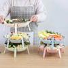 Multiple Color Friut Vegetable Storage Rack Convenience Superimposed Flower Plate Side Dish Tableware Kitchen Accessories Tool