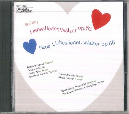 

CD BARBARA HOENE GISELA POHL ALMIN U Brahms Liebeslieder A Walzer Op52 32TC165 DEUTSCHE SCHALL Japan Classical Used
