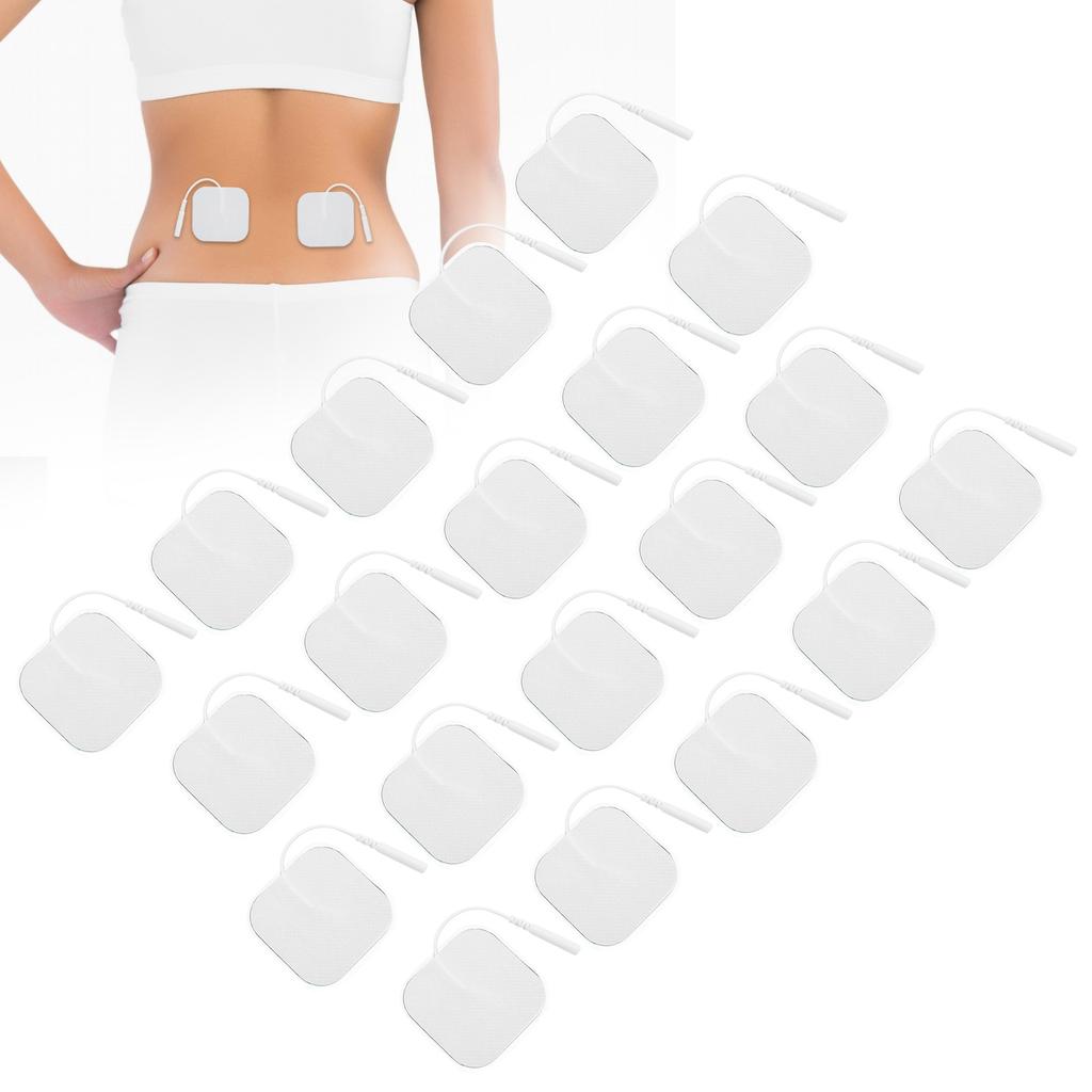 20pcs / bag 4 x 4cm Tens Electrode Pads for TENS Massager Physiotherapy Machine