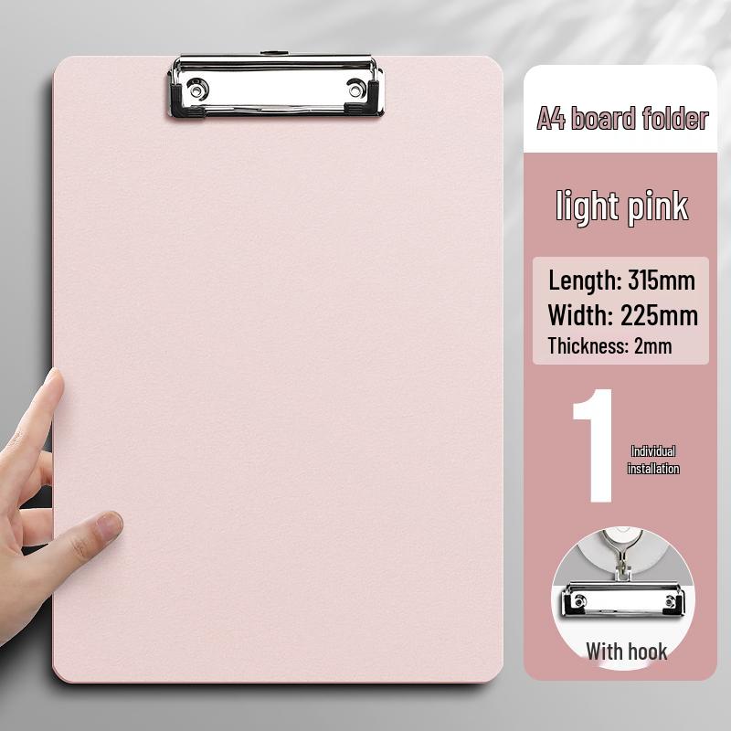 A4 Multifunctional Metal Clip Clipboard and Writing Pad for Office and Study