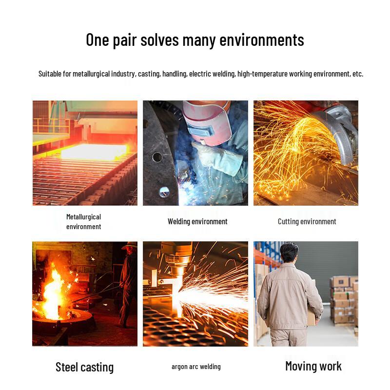 Halbleder-Schweißerhandschuhe